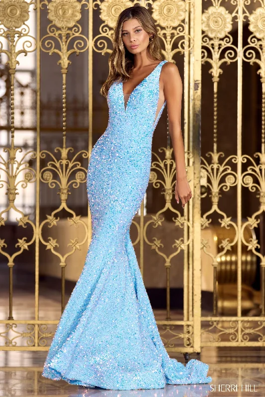 Stunning Applique Dress Sherri Hill 55084