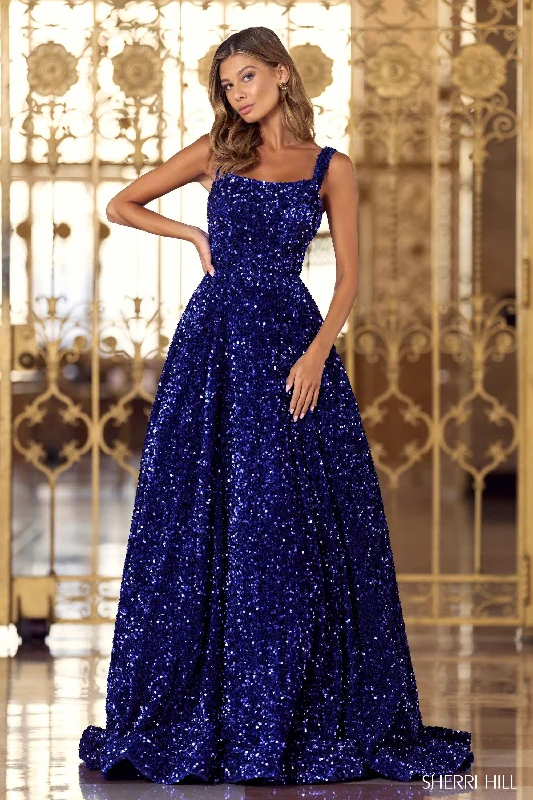 Luxe Embroidered Gown Sherri Hill 55093