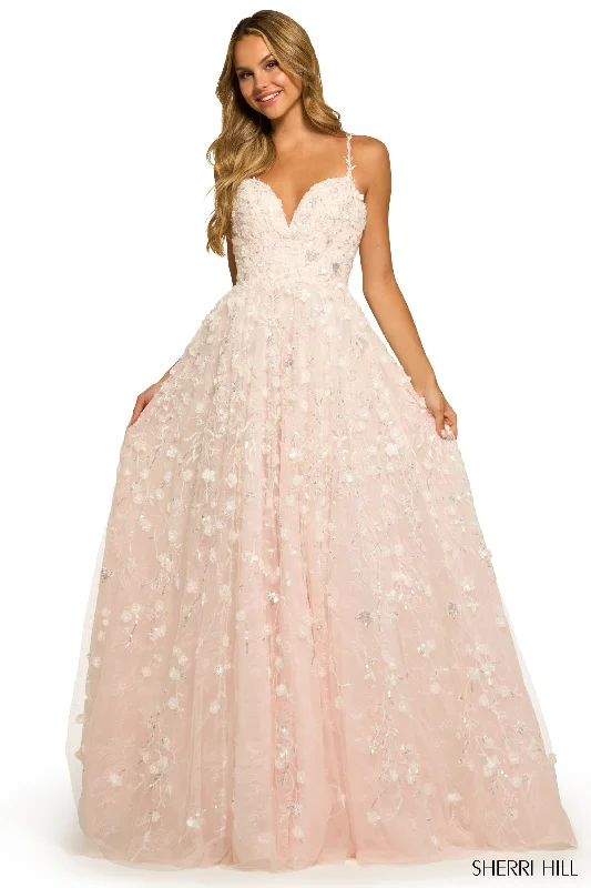 Regal Velvet Gown Sherri Hill 55529