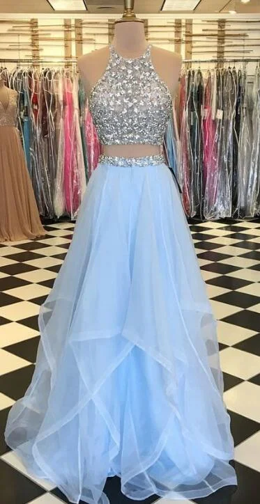 Sparkly Mermaid Dress Two Pieces Long Prom Dresses With Beading Fashion School Dance Dress Winter Formal Dress,DS5004 Sparkly Mermaid Dress Two Pieces Long Prom Dresses With Beading Fashion School Dance Dress Winter Formal Dress,DS5004