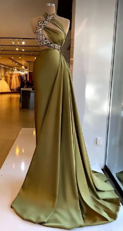 Formal Red Dress Uniuqe Mermaid Prom Dress ,Chic Long Evening Dress,DS5012