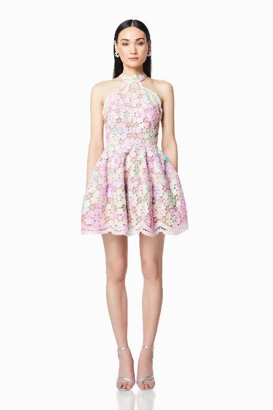 Lace Overlay Dress Zadar Lace Mini Dress In Pink
