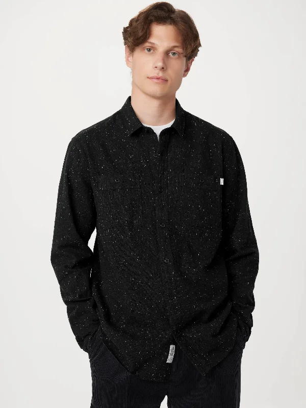 Everyday Wear The Nepped Shirt in Deep Blue