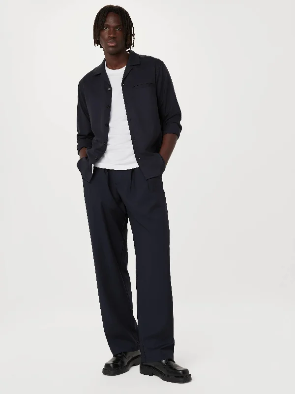 Punk Fashion The Fluid Shirt  in Deep Blue