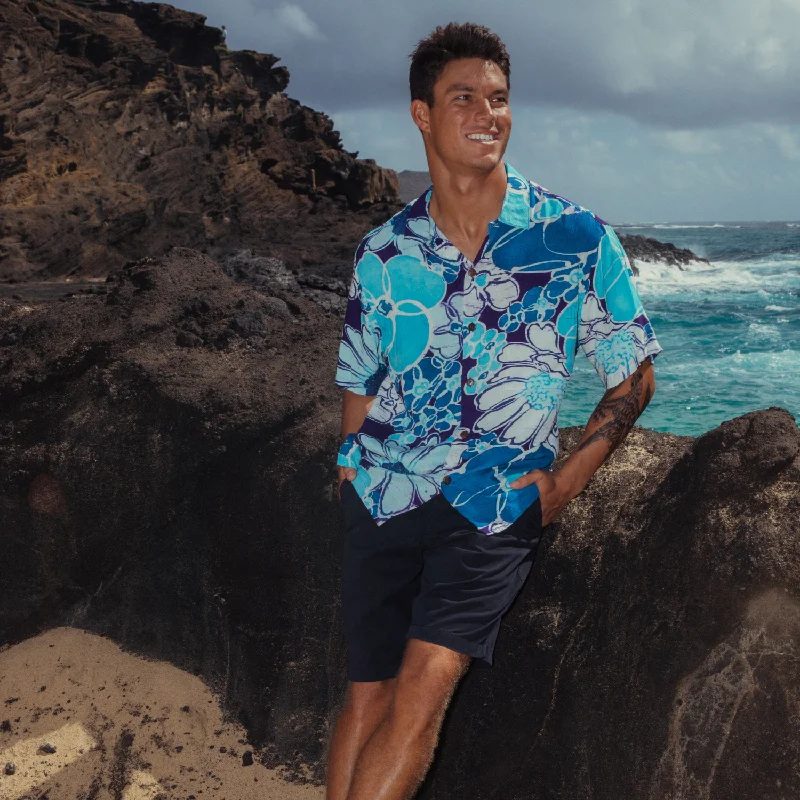 Monotone Outfit MEN'S RETRO SHIRT - COOL BLUE