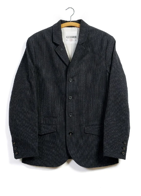 Alternative Fashion ANKER | Casual 4-button Blazer | Black Pin