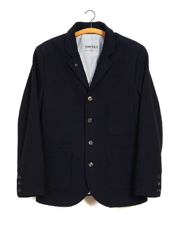 Timeless Fashion ANKER | Four Button Classic Blazer | Deep Indigo