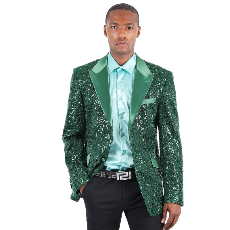 Cozy Minimalist BARABAS: Showy Shine Blazer 2EBL8