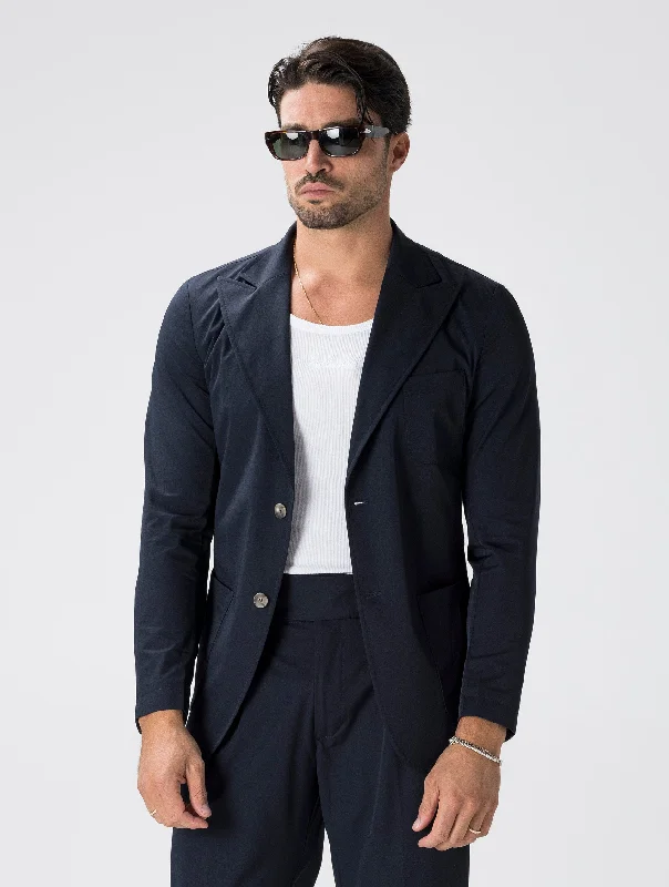 Minimal Urban CALEB TECH FORMAL BLAZER IN BLUE