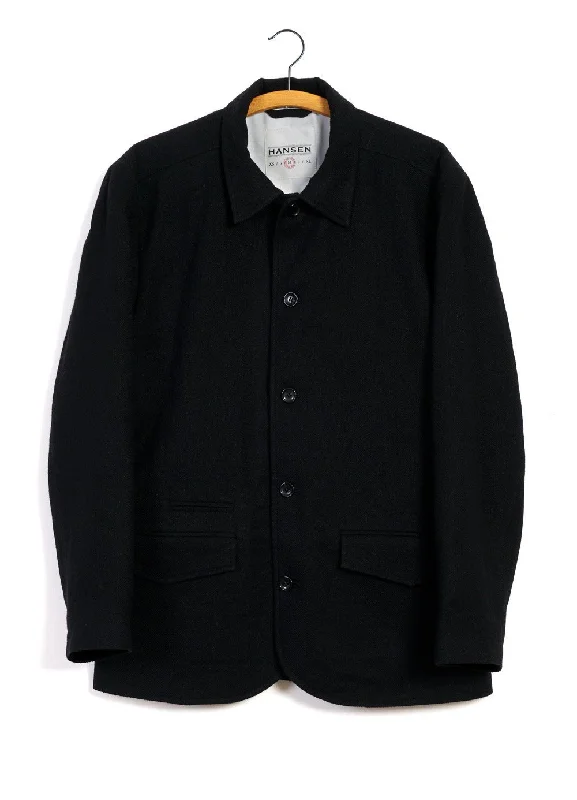 Monotone Outfit JOHANNES | Relaxed Blazer Jacket | Black