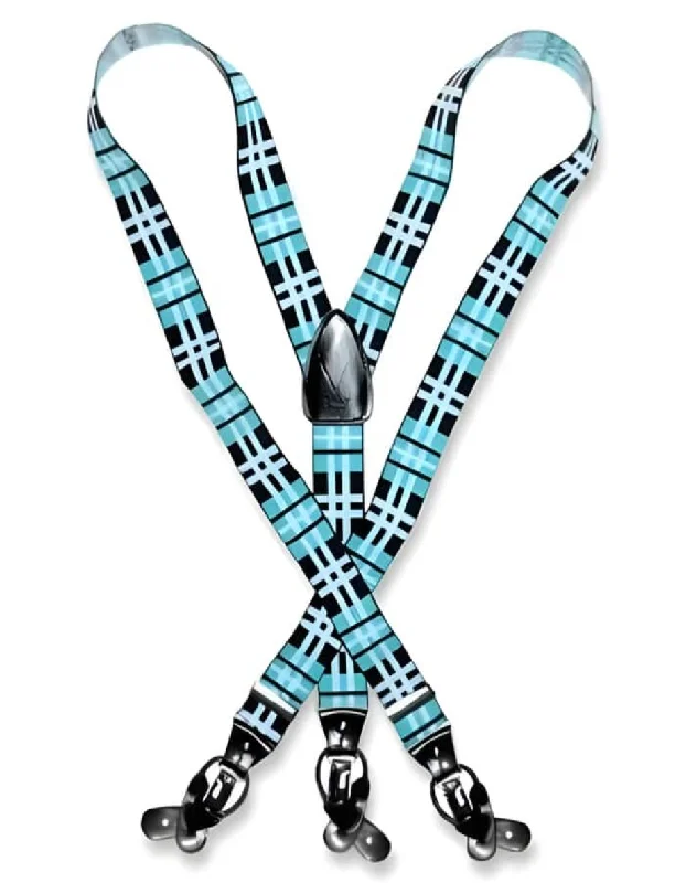 Modern Sophistication Design Dark color black turquoise ~ Light Blue Stage Party White Groomsmen Suspenders For Men Y Shape Elastic Buttons Clips Modern Sophistication Design Dark color black turquoise ~ Light Blue Stage Party White Groomsmen Suspenders For Men Y Shape Elastic Buttons Clips