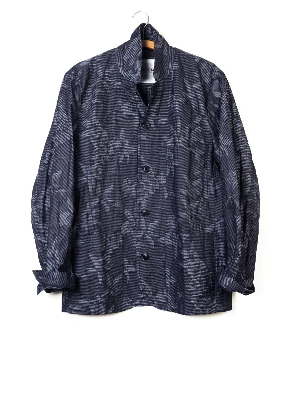 Cottagecore Fashion ELIAS | Loose Fit Five Button blazer | Botanic Indigo