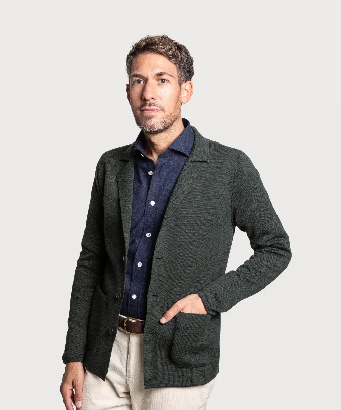 Tailored Chic Knitted Blazer