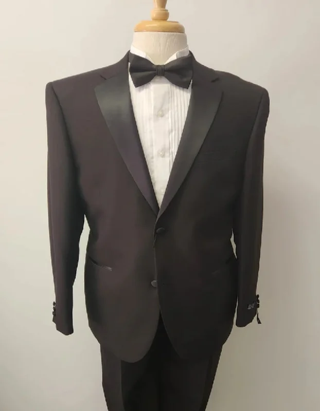 Tailored Streetwear New Black Bolzano Slim Fit Tuxedo Jacket & Pants