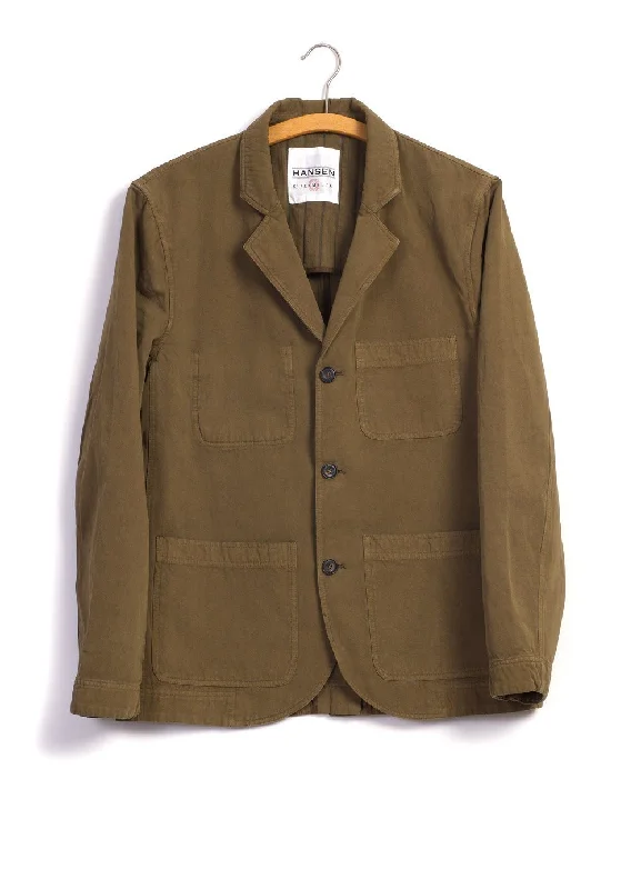 Futuristic Outfit NICOLAI | Casual Three Button Blazer | Desert
