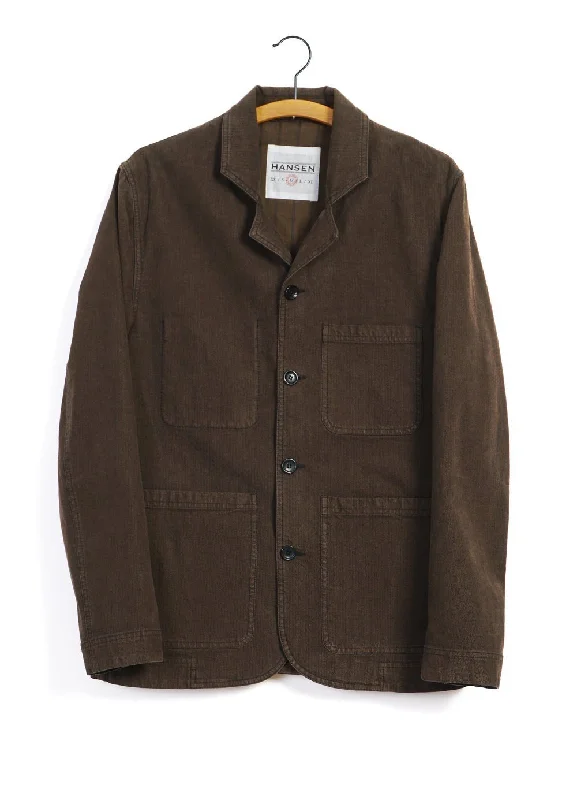 Contemporary Wear NICOLAI | Informal 4-button Blazer | Nut