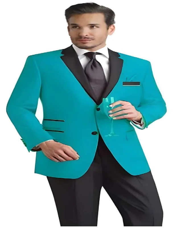 Soft Pastels Slim Sport Coat Looking Turquoise & Black Lapel Tuxedo Best Cheap Blazer For Affordable Cheap Priced Unique Fancy For Men Available Big Sizes on sale Men Affordable Sport Coats Sale Soft Pastels Slim Sport Coat Looking Turquoise & Black Lapel Tuxedo Best Cheap Blazer For Affordable Cheap Priced Unique Fancy For Men Available Big Sizes on sale Men Affordable Sport Coats Sale
