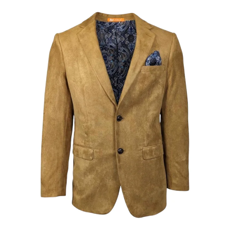 Edgy Fashion ST PATRICK: Velvet Patch Sports Coat SPAT