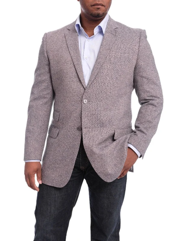 Eclectic Outfit Steven Land Modern Fit Gray Donegal Two Button Wool Blazer Sportcoat Eclectic Outfit Steven Land Modern Fit Gray Donegal Two Button Wool Blazer Sportcoat