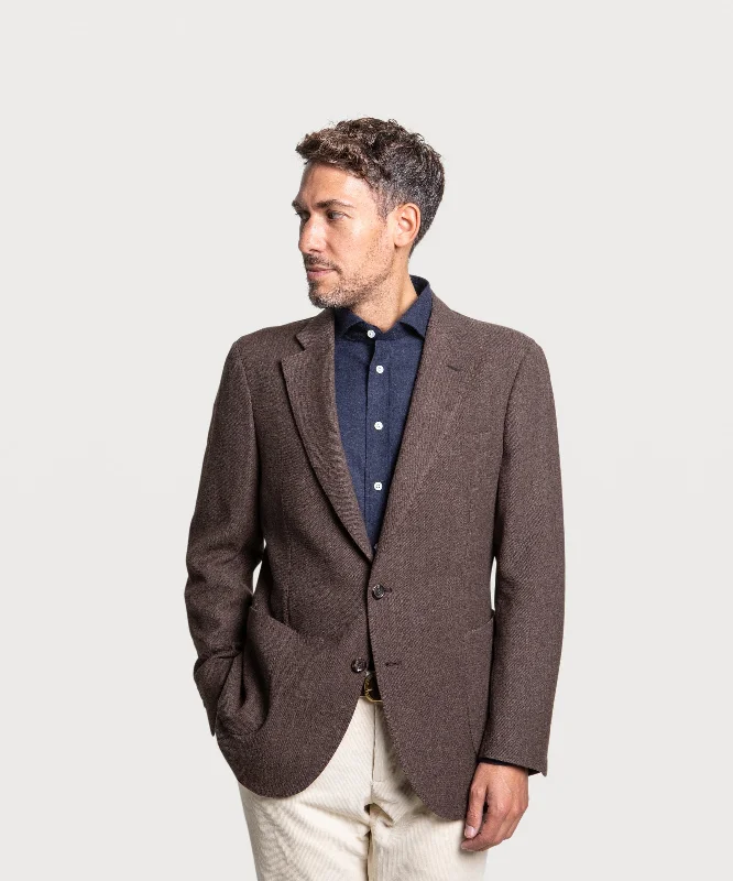 Retro Aesthetic Twill Wool Jacket