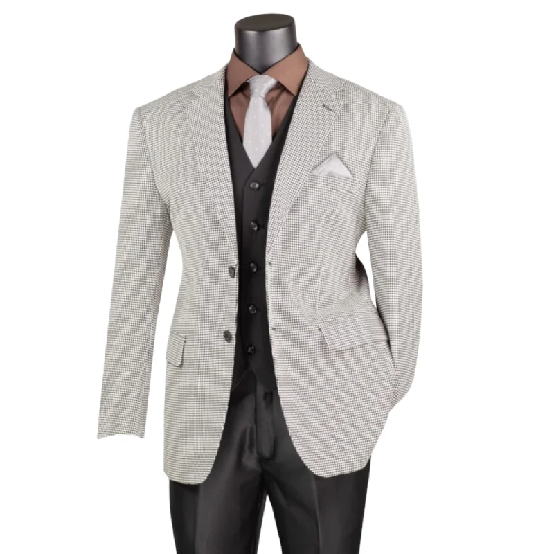 Retro Grunge VINCI: Houndstooth Blazer BM-HT
