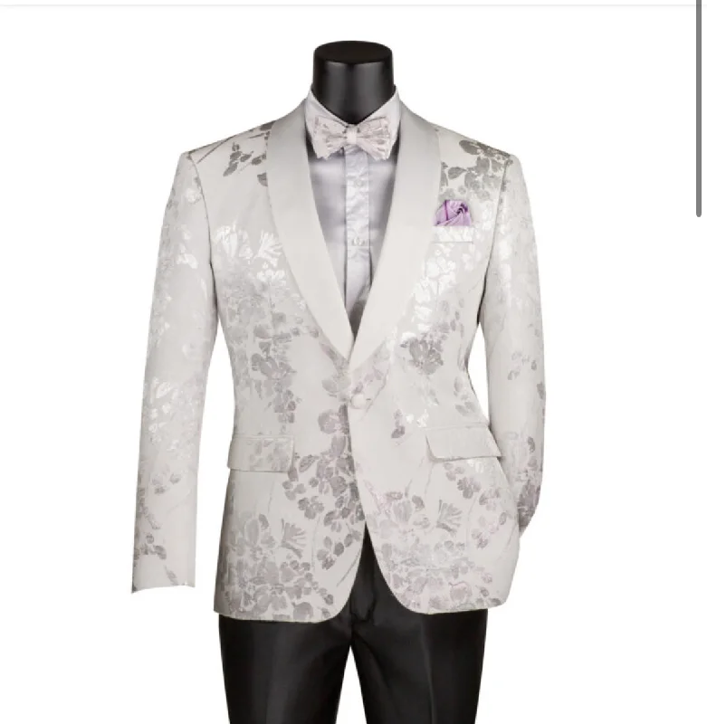 Softcore Fashion VINCI: Jacquard Blazer BSF-19