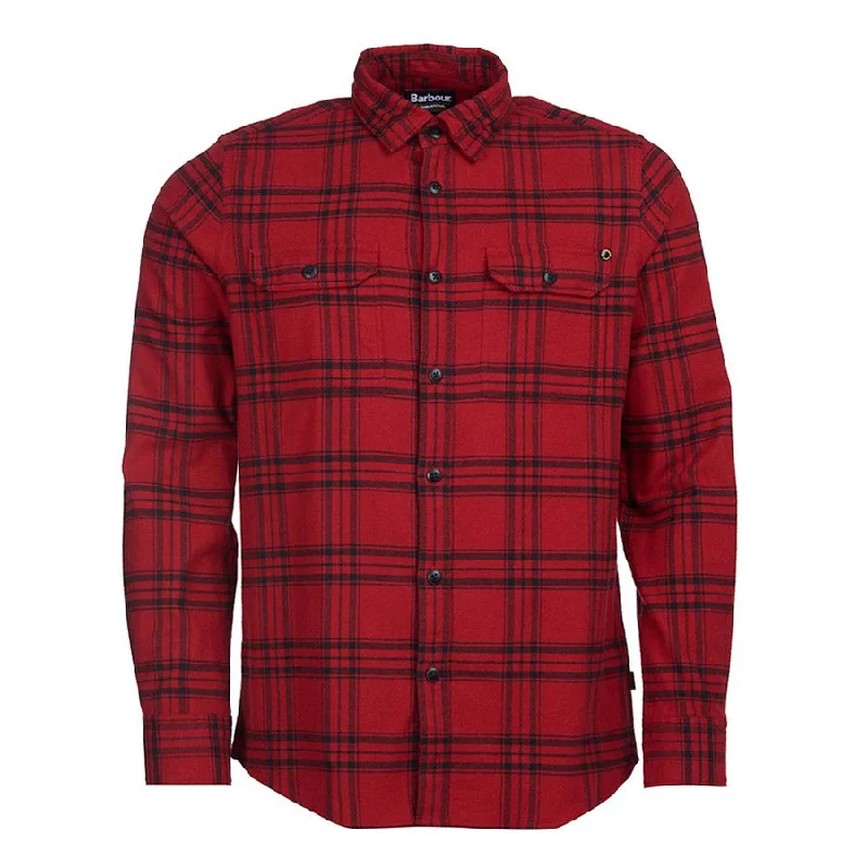 Contemporary Chic Barbour International - Bold Line Check Shirt in Crimson