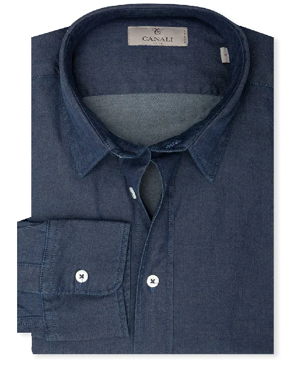 Elevated Everyday Denim Shirt Blue