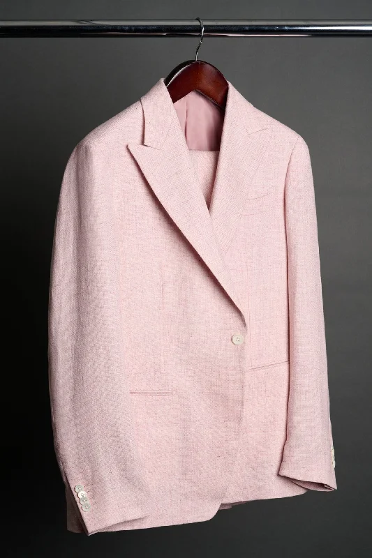 Retro Aesthetic Caprissimo Wool & Linen Suit