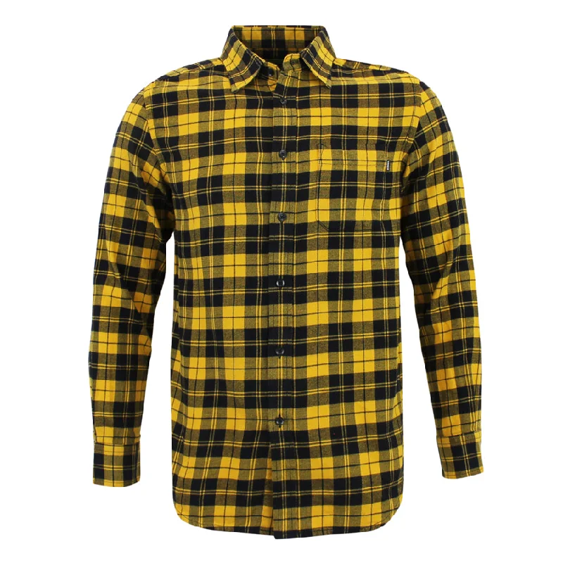 Vintage Boho Diesel - S-MOI-CHK Check Shirt in Yellow
