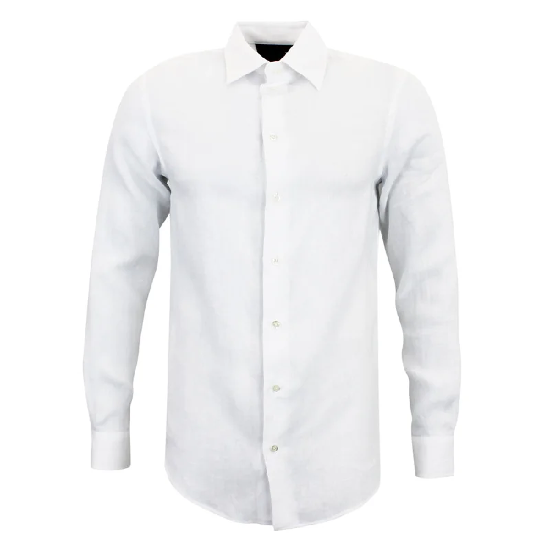 Timeless Outfit Emporio Armani - Linen Shirt in White