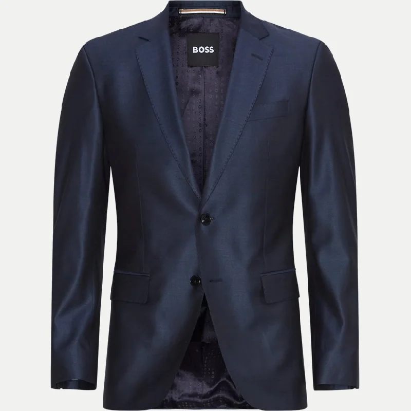 Classic Layers H-Huge Two Piece Slim Fit Dark Blue Suit 50514642