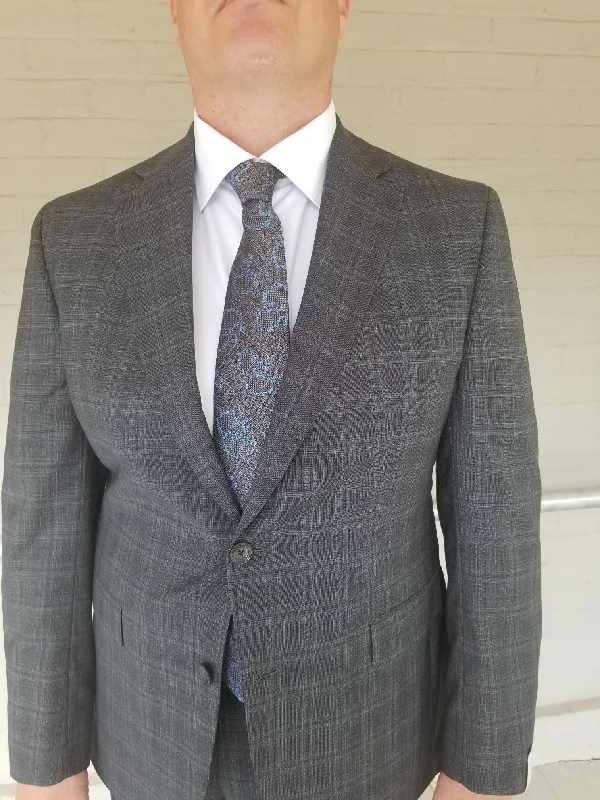 Sporty Chic JACK VICTOR WINDOW PANE SUIT GREY 3192009 ESPRIT