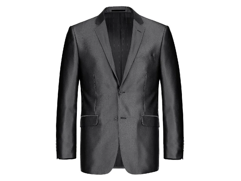Alternative Fashion Luster Slim Fit Suit in Charcoal