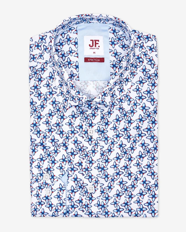 Cyber Style Motif Shirt
