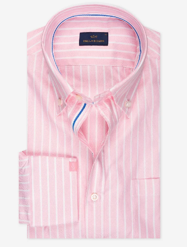Heritage Style Cotton Oxford Shirt Multi