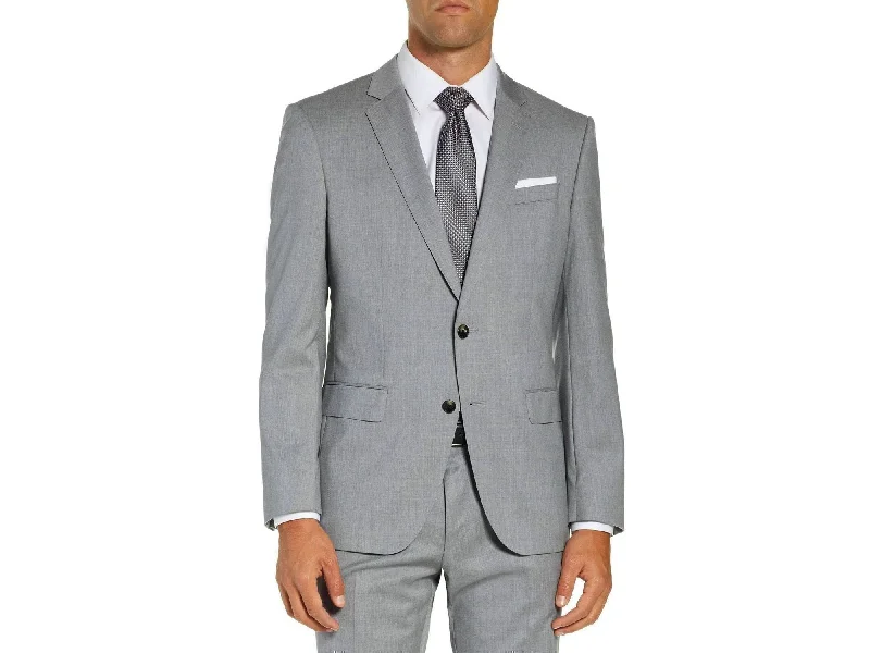 Elevated Everyday Rainwater's Fine Tropical Weight Man Made Fabric Classic Fit Suit in Light Grey Elevated Everyday Rainwater's Fine Tropical Weight Man Made Fabric Classic Fit Suit in Light Grey