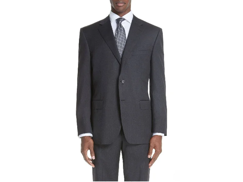 Harajuku Fashion Rainwater's Luxury Collection Stretch Super 140's Wool Slim Fit Suit In Charcoal Harajuku Fashion Rainwater's Luxury Collection Stretch Super 140's Wool Slim Fit Suit In Charcoal