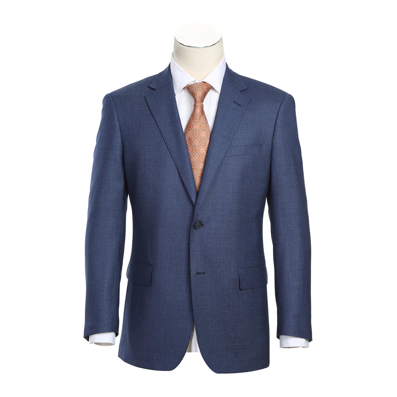 Classic Formal Rainwater's Luxury Collection Wool classic Fit Suit In Blue Nailhead Classic Formal Rainwater's Luxury Collection Wool classic Fit Suit In Blue Nailhead