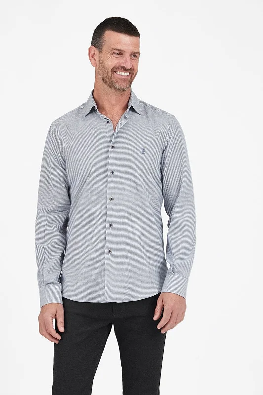 Harajuku Fashion Regular Fit Pure Cotton Puppytooth Shirt