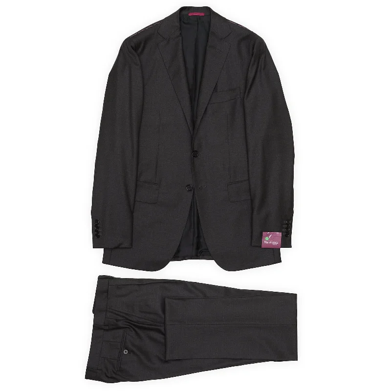 Skateboard Style SARTORIA PARTENOPEA for VANNUCCI Gray Super 130's Handmade Suit EU 46 US 36 Skateboard Style SARTORIA PARTENOPEA for VANNUCCI Gray Super 130's Handmade Suit EU 46 US 36