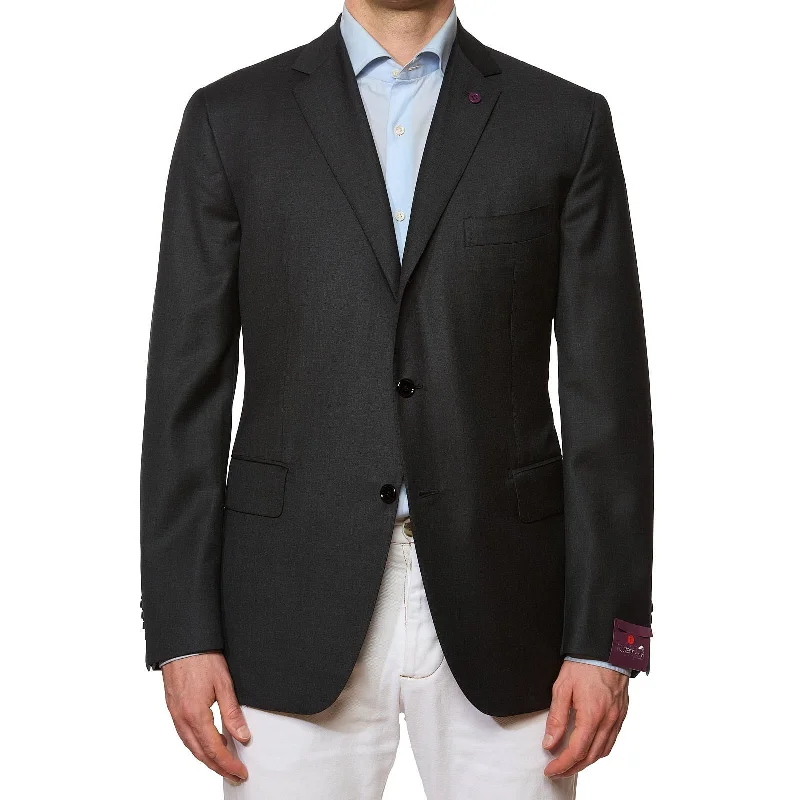 Tailored Chic SARTORIA PARTENOPEA for VANNUCCI Gray Wool Super 110's Jacket EU 56 NEW US 46 Tailored Chic SARTORIA PARTENOPEA for VANNUCCI Gray Wool Super 110's Jacket EU 56 NEW US 46