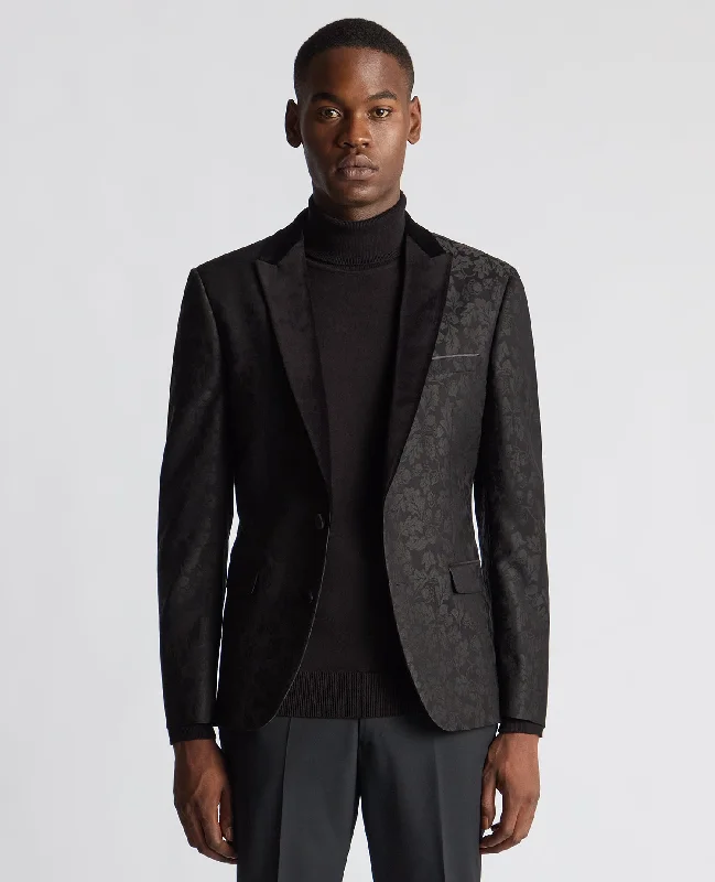 Fashion Forward Slim Fit Floral Dinner Jacket