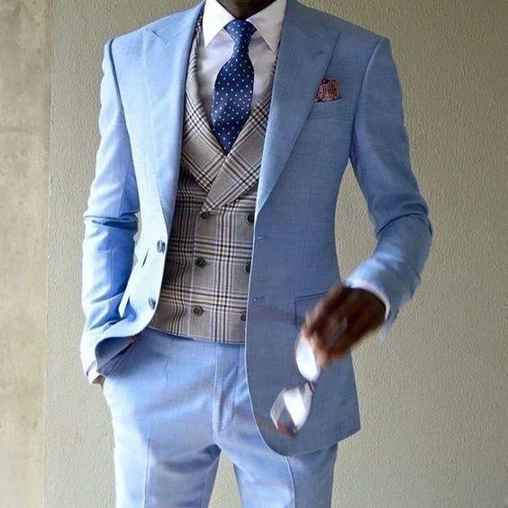 Bold Fashion Suit Men's Wedding Suit, Elegant Slim Fit Bespoke Suit