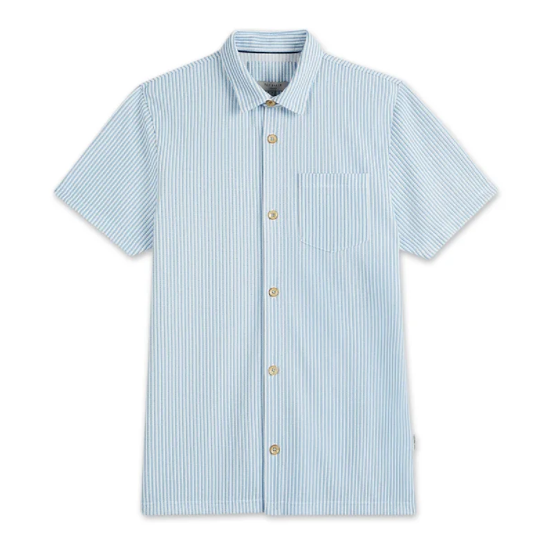 Contemporary Wear Ted Baker - RAMENN SS Striped Shirt in Blue