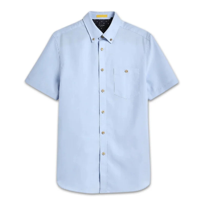 Alternative Fashion Ted Baker - YASAI SS Oxford Shirt in Blue
