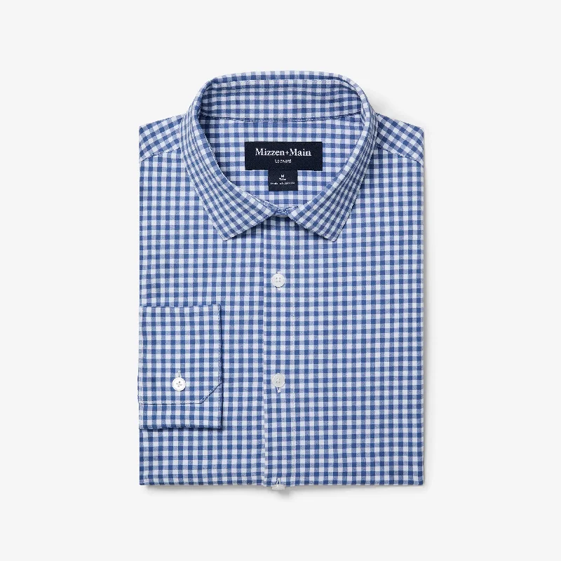 Vintage Essentials Denim Blue Alamo Gingham