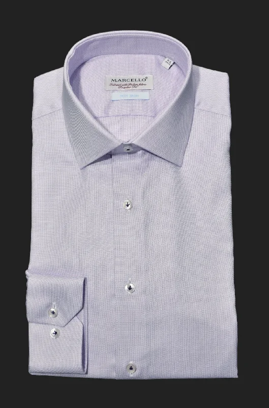 Rugged Outdoor DS100L Lilac Fine Piquet Dress Shirt
