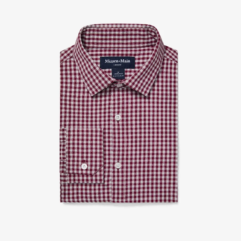 Casual Chic Garnet Gingham