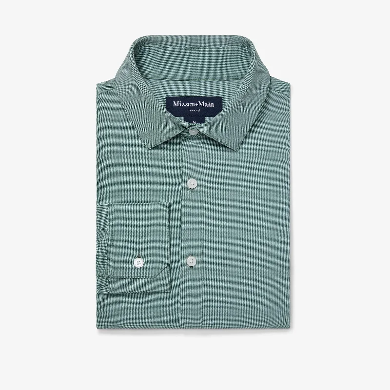 Minimalist Aesthetic Hunter Green Straton Check